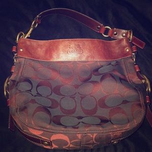 Coach Burgundy Bag